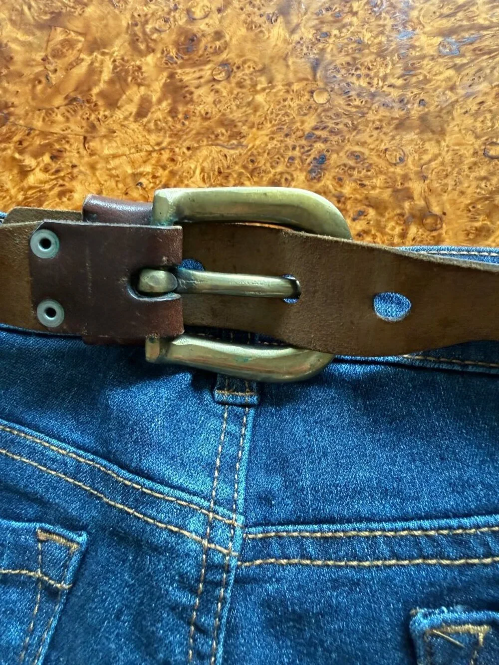 French 70s Boho Equestrian Belt